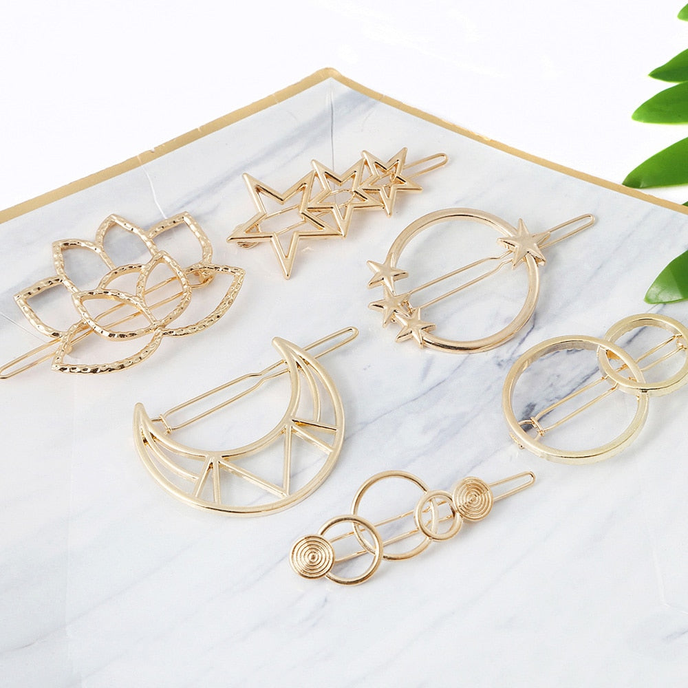 Women Hair Clip Geometric Hairpin Hair Accessories Styling Tools