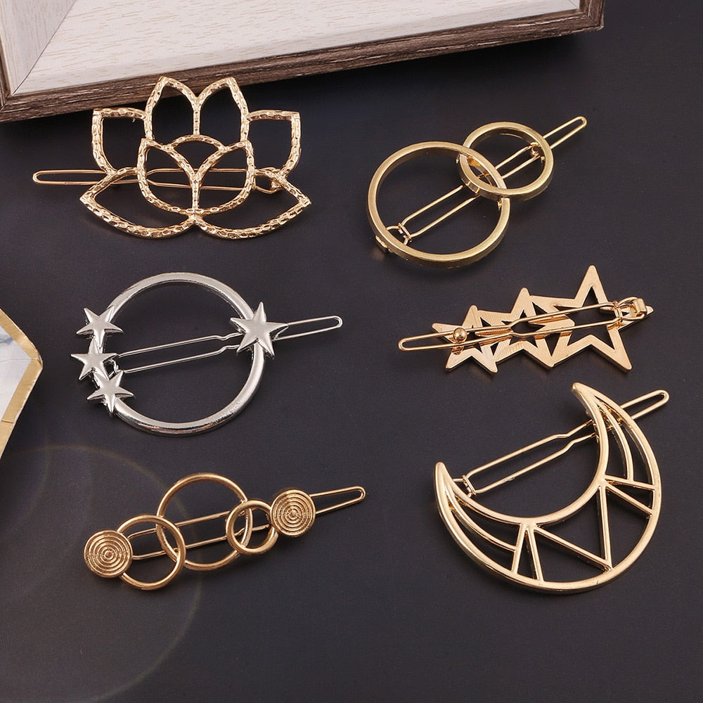 Women Hair Clip Geometric Hairpin Hair Accessories Styling Tools