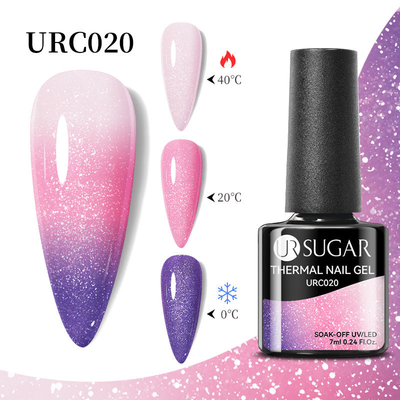 Autumn And Winter New Temperature Change UV Polish Cold And Warm Gradient Nail Glue