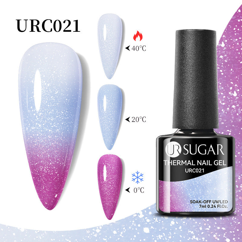 Autumn And Winter New Temperature Change UV Polish Cold And Warm Gradient Nail Glue