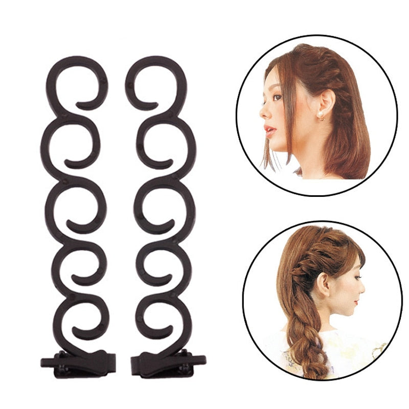 Magic Hair Styling Accessories Hairpin Bun Barrette Elastic Hair Clips