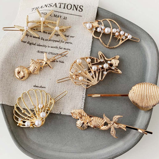 Fashion GoldenShell  Hairpin  Accessories