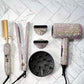 3-Piece Styling Tools Hair Dryer, Flat Irons, Hot Comb